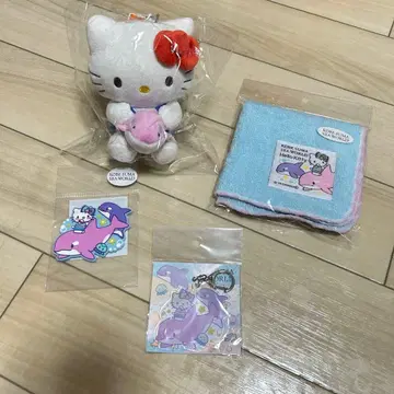 스마 월드 헬로키티 범고래 4종 세트