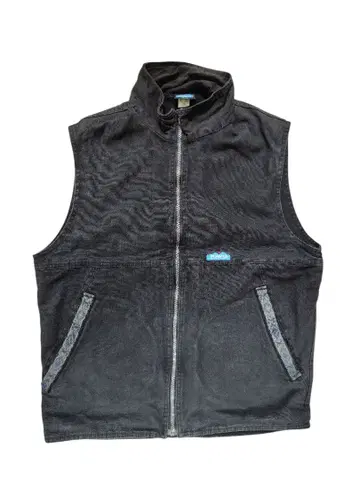 KAVU 덕 베스트 USA 블랙 베스트 S