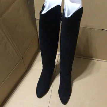 미사용 새상품급 스트레치 부츠 롱 부츠 22.5cm