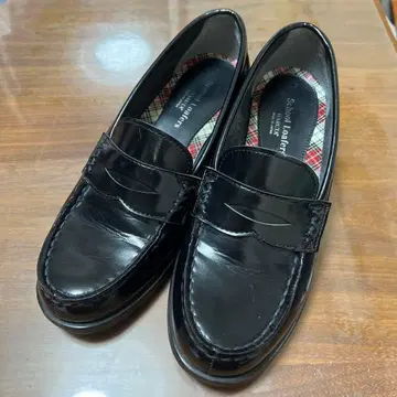 HARUTA 블랙 로퍼 24.5cm