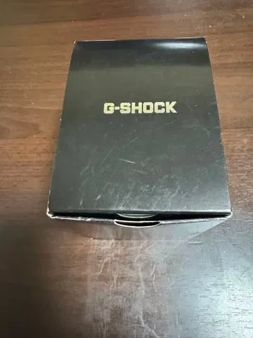 G-SHOCK 디지털 아날로그 시계 블랙 골드