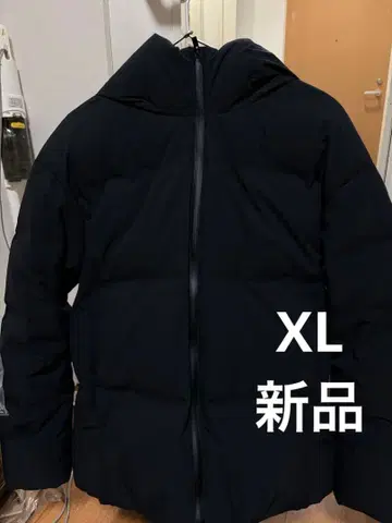 유니클로 심리스 다운 파카 XL 블랙 자켓 UNIQLO