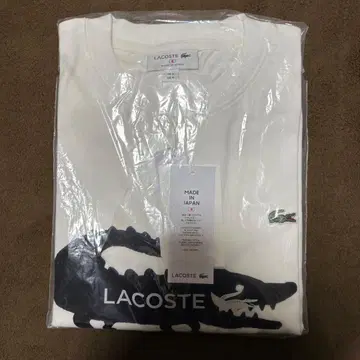 미사용 새상품 LACOSTE ONEPIECE 악어 로고 T셔츠 사이즈 3