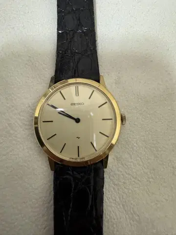 세이코 SEIKO 샤리오 골드 정품 비죠 수동 와인딩 시계