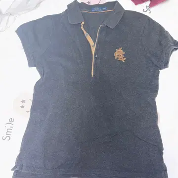 POLO 반팔 피케 셔츠 다크 그레이