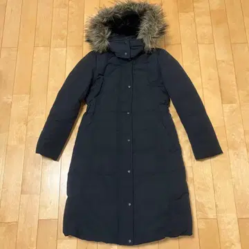유니클로 울트라 웜 다운 코트 S 블랙 롱 A라인