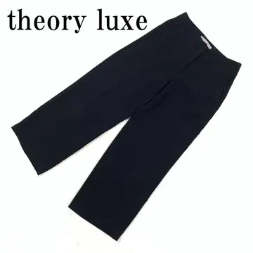 LA8388 띠어리 럭스 슬랙스 팬츠 블랙 아세테이트 34