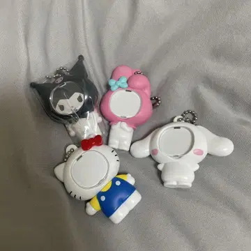 산리오 얼굴 부착 키링 세트