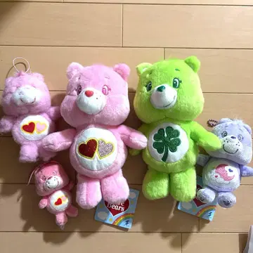 케어베어 봉제 인형 5점 세트