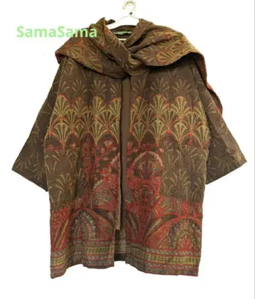 사마 사마 에스닉 자수 동양인 자켓