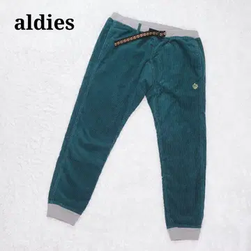 aldies 아르디즈 벨트 코듀로이 리브 클라이밍 팬츠