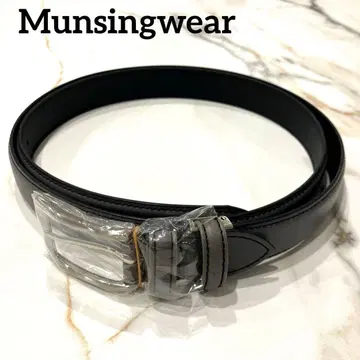 미사용 새상품 Munsingwear 맨싱 벨트 가죽 남성용 그레이