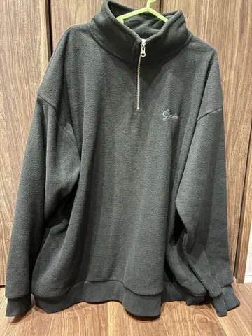 SNAP CLUB XL 하프 지퍼 트레이닝복 다크 그레이