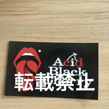 이번 달 중 삭제 예정 Acid Black Cherry 초기 굿즈 스티커
