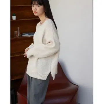 [배송비 포함] 컬러 니트 풀오버 AZUL by moussy