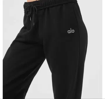 alo 블랙 조거 팬츠 xxs 사이즈