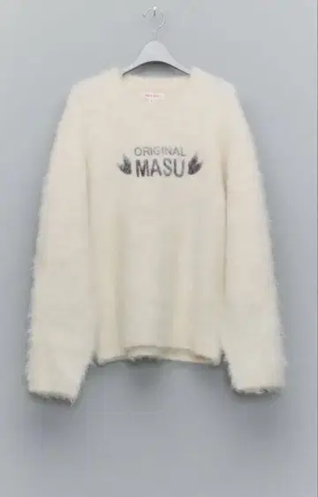 MASU BRUSHED SWEATER WHITE 44
