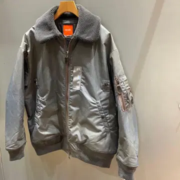 BEAMS 빅 페이드 밀리터리 블루종