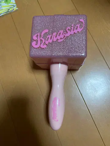 Karassia 응원봉 핑크 글리터