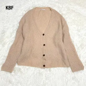 [ KBF ] KBF 모헤어 BIG 가디건 베이지