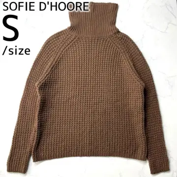 소피 도르 SOFIE D'HOORE 터틀넥 니트 브라운
