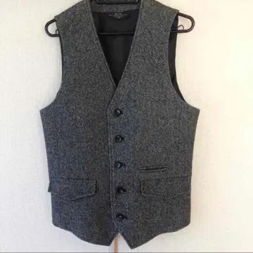 SHIPS JET BLUE 트위드 베스트