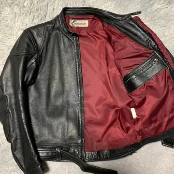 KUSHITANI 쿠시타니 가죽 자켓 싱글 라이더 바이크 의류