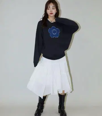 MARY QUANT x PUBLUX 맨투맨 데님