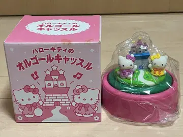 산리오 레트로 오르골 캐슬 헬로키티 미미 1997년