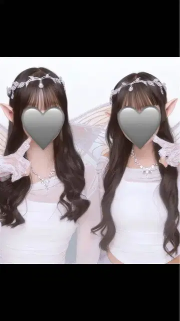 엘프풍 헤어 액세서리 세트