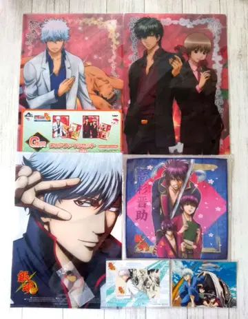 은혼 클리어 파일 쁘띠 타월 프로마이드 IC 카드 스티커 마스코트