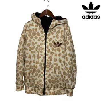 adidas 아디다스 트레포일 리버서블 자켓 레오파드