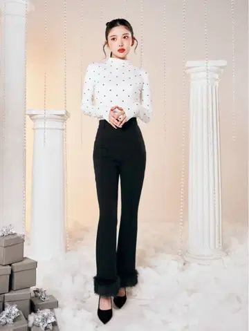Darich 퍼 도킹 플레어 팬츠