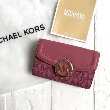 새상품 마이클코어스 MICHEAL KORS 핑크 키케이스