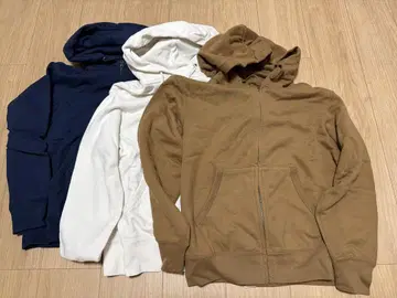 UNIQLO 풀 집업 후드티 ( S 사이즈 3종 )