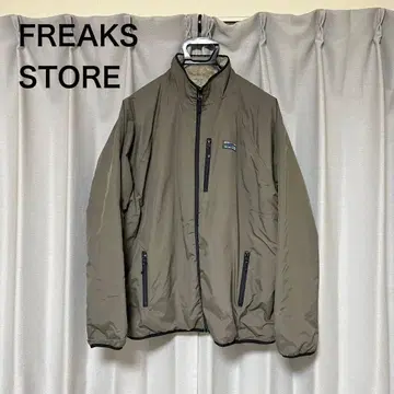 FREAKS STORE 올리브 나일론 플리스 리버서블 자켓 L
