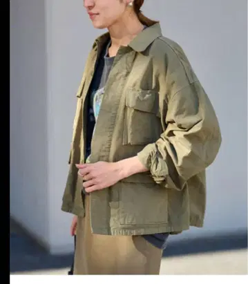 [ TOP KHAKI/탑 카키 ] BDU SHIRT