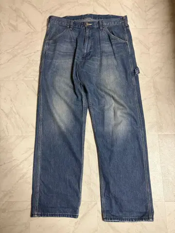 wrangler 페인터 데님 배기 데님