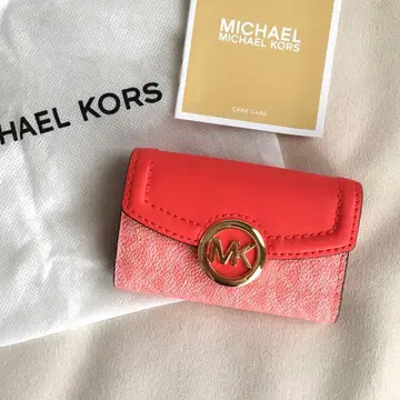 새상품 마이클코어스 MICHEAL KORS 레드 키케이스