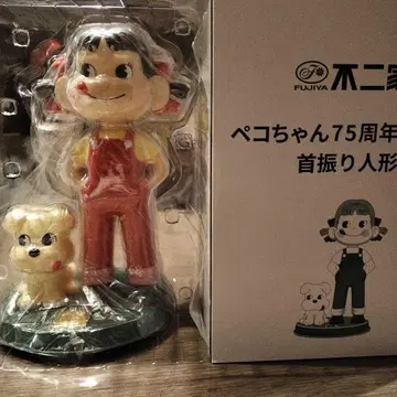 새상품* 후지야 페코짱 75주년 기념판 흔들인형