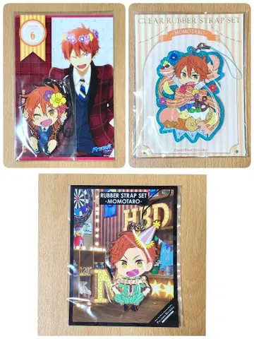 Free! Birthday 러버 스트랩 미코시바 모모타로 묶음 판매