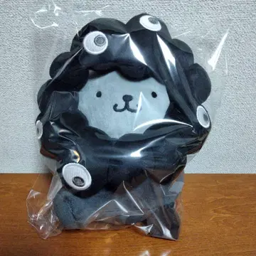 만박 산리오 미야쿠미야쿠 코스튬 봉제 인형 M 블랙 폼폼푸딩