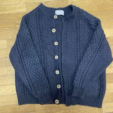 INVERALLAN 4a 브라운 택 가디건
