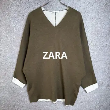 ZARA 양면 롱 니트 스웨터