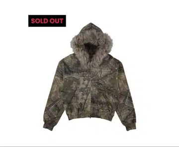 FUR ZIP HOODIE - REALTREE 9/S PROJECT