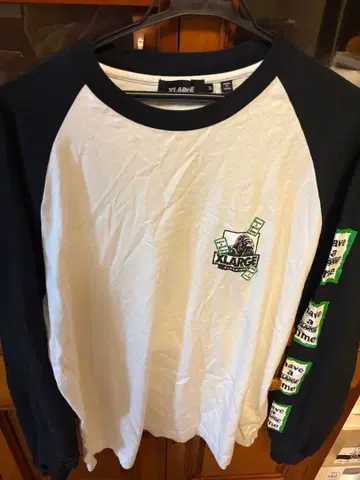 XLARGE 래글런 슬리브 T셔츠