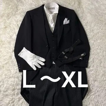 새상품급 럭셔리 세트 결혼식 아버지 모닝 수트 연미복 8점 세트 A6