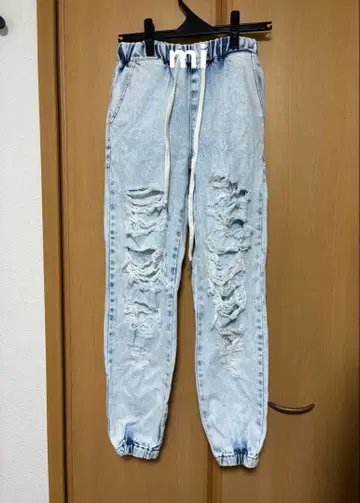 EGOIST 데미지 조거 팬츠