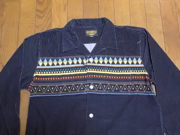 새상품 L 네이티브 아메리칸 긴팔 셔츠 로큰롤 50s 코듀로이