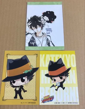 가정교사 히트맨 REBORN! 리본 란보 무 엽서 아마노 아키라 전시회